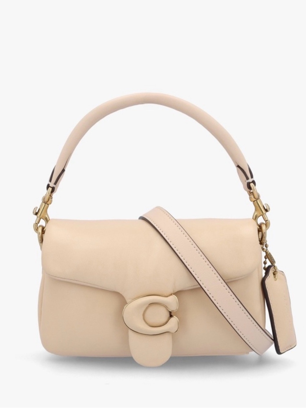 Coach Mini Tabby Pillow 18 Cream